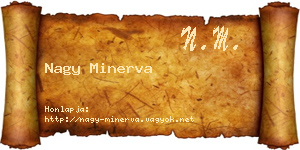 Nagy Minerva névjegykártya